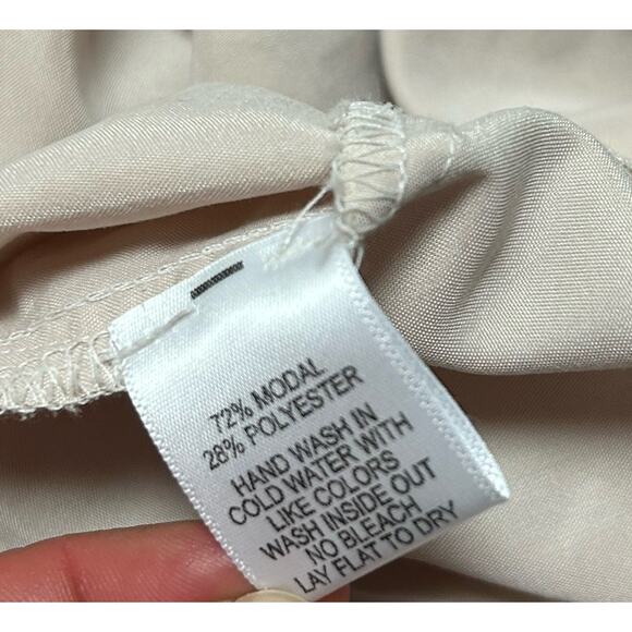 NWT Gibsonlook Women’s Modal Blend Trench Coat Size M Soft Lightweight Belted - Picture 12 of 12